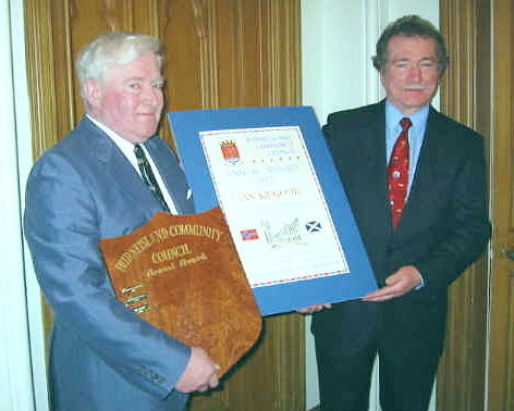 Community Award presentation 2003